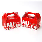 La boîte réutilisée faite sur commande Chips Disposable Fast Food Roast emportent la boîte pour Resataurant