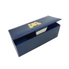Boîtes cadeaux de luxe recyclables haut de gamme Boîtes d'emballage en carton bleu rigide