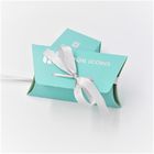 Boîte-cadeau bleus EVA Ring Paper Earrping Pendant Box de bijoux de carton de Crepack avec le ruban