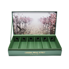 Verte personnalisable 6 bouteilles Carton Boîte cadeau de vin Laminaison mate