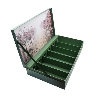 acheter Verte personnalisable 6 bouteilles Carton Boîte cadeau de vin Laminaison mate online manufacture