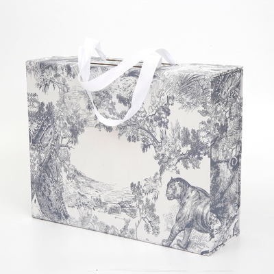 acheter Boîte d'emballage pliable recyclable à logo personnalisé avec boîtes en carton à poignée online manufacture