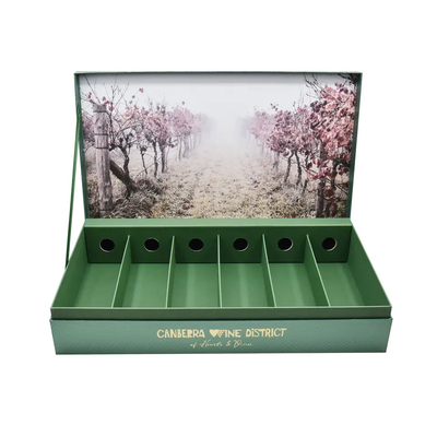 acheter Bouteille de vin de luxe boîte cadeau fermeture magnétique logo personnalisé accepté online manufacture