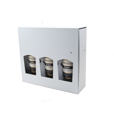 acheter Papier kraft recyclable personnalisable 3 bouteilles de vin boîtes cadeaux carton ondulé online manufacture
