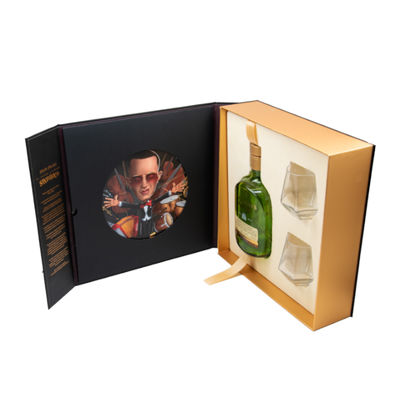 acheter Boîte à vin magnétique à bouteille unique noire de luxe sur mesure avec ensemble d'accessoires online manufacture