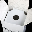 boîte-cadeau Artpaper pliant Champagne Whisky Alcohol Packaging Box simple de bouteille de vin 250g