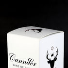 boîte-cadeau Artpaper pliant Champagne Whisky Alcohol Packaging Box simple de bouteille de vin 250g