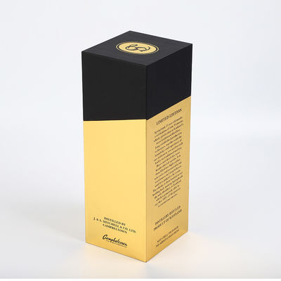 acheter Boîte simple à eau-de-vie fine de couvercle ouvert supérieur de secousse de boîte-cadeau de bouteille de vin de présentation online manufacture