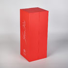 Boîte rigide à vin de cadeau d'emballage de carton de fermeture magnétique de porte à deux battants avec le support et la protection d'insertion d'EVA