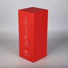 Boîte rigide à vin de cadeau d'emballage de carton de fermeture magnétique de porte à deux battants avec le support et la protection d'insertion d'EVA