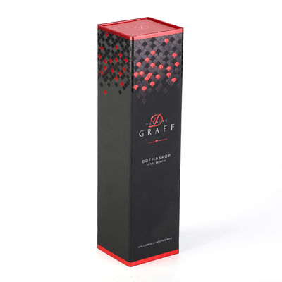 acheter Le noir a stigmatisé le boîte-cadeau magnétique de bouteille de vin de fermeture pour la cérémonie de mariage online manufacture