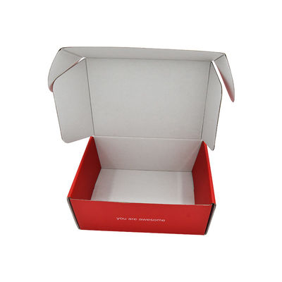 acheter Le petit pliage rouge vigoureux de Papier d'emballage a ridé des boîtes d'annonce pour des vêtements online manufacture