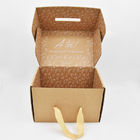 Flip Top Ribbon Corrugated Mailer enferme dans une boîte la couleur adaptée aux besoins du client de papier rigide pour des cadeaux