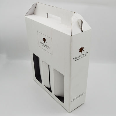 acheter Bouteille rouge de Gin Handle For 2 de whiskey de boîte-cadeau de bouteille de vin blanc de carton online manufacture