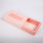 Douille plate d'Art Paper Drawer Boxes Collapsible de carton de CMYK 350g glissant des sous-vêtements de chaussettes