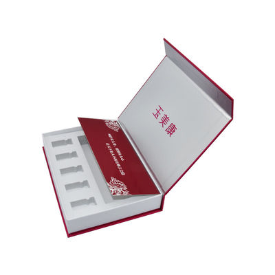 acheter Boîte-cadeau magnétique rigide de fermeture d'aileron avec EVA Insert Cutout UV inverse online manufacture