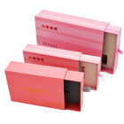 poussée rose rigide coulissante de Greyboard de match de boîte-cadeau du tiroir 1400gsm et tirer ISO9001