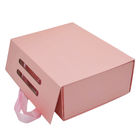 Luxe magnétique pliable fait sur commande de cadeau de pliage de carton de la boîte PMS avec le ruban ISO9001