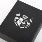 Boîte-cadeau de papier rigides Matte Black EVA Inlay de souvenir de Greyboard 30mm