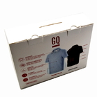 Emballage de boîte de PVC + de fenêtre d'espace libre d'Artpaper pour des chaussettes de T-shirt