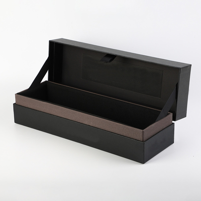 acheter Boîte en verre à extrémité élevé de coussin d'emballage de vin d'eau-de-vie fine de whiskey de champagne de boîte-cadeau de luxe simple de bouteille online manufacture