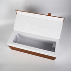 boîte de papier à vin de Flip Top Rose Gold de vodka de bouteille d'emballage de boîte de carton simple de Gin Rigid Magnetic Gift Box