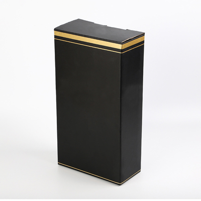 acheter Boîte d'emballage de vin ondulée à flûte E pliable avec fond de verrouillage et fonction de casier de col de bouteille online manufacture