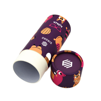 Boîtes de empaquetage cosmétiques adaptées aux besoins du client de petit rond pour les huiles essentielles avec le logo FSC