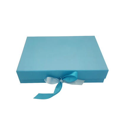 Boîte magnétique pliable à nœuds colorés boîte d'emballage cadeau exquise
