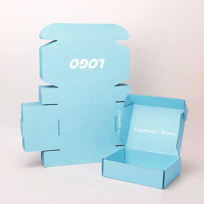Boîtes de courrier ondulées personnalisées avec le logo de l'entreprise pour une expédition sûre
