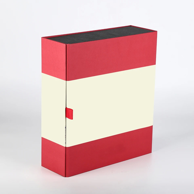 Boîte cadeau à bouteille de vin à fermeture magnétique personnalisable
