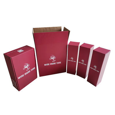 Logo personnalisé Imprimé Free Design Carton ondulé Boîte d'emballage en papier Boîte cadeau auto-sérage à déchirer Pour l'expédition