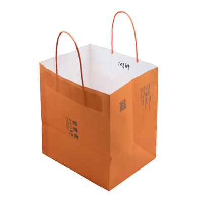 Sacs en papier kraft personnalisés en gros, imprimés, réutilisables et recyclés, sacs cadeaux de fête
