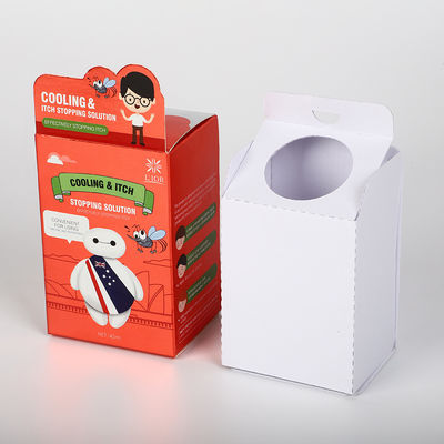 Appartement Cmyk pliant de boîte-cadeau de soin de visage de couleur de crème de SBS Sunblock