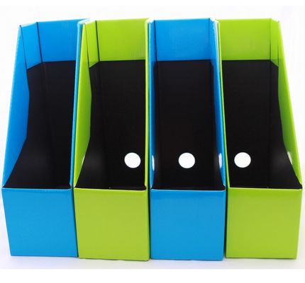 L'organisateur pliable CMYK de dossier de magazine de support de papeterie a ridé Collapsibile 300mm
