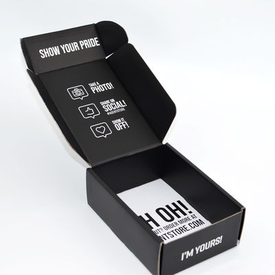 L'annonce imprimée faite sur commande pliable des côtés CCNB d'ODM deux enferme dans une boîte le carton d'expédition 6 X 4 X 2
